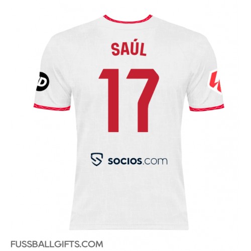 Sevilla Saul Niguez #17 Fußballbekleidung Heimtrikot 2024-25 Kurzarm